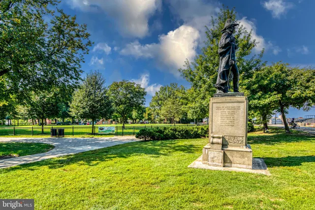 a view of a city with tall buildings