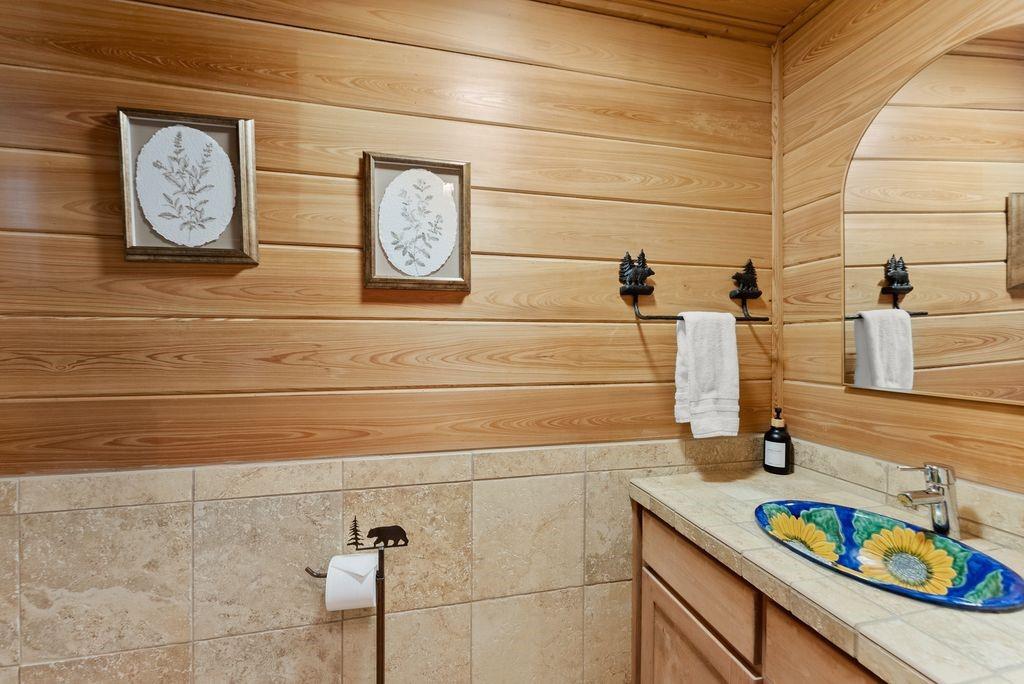 994 Whispering Hill Drive Cherry Log, GA 30522 - Photo 39 of 74 a bathroom with a sink and a vanity