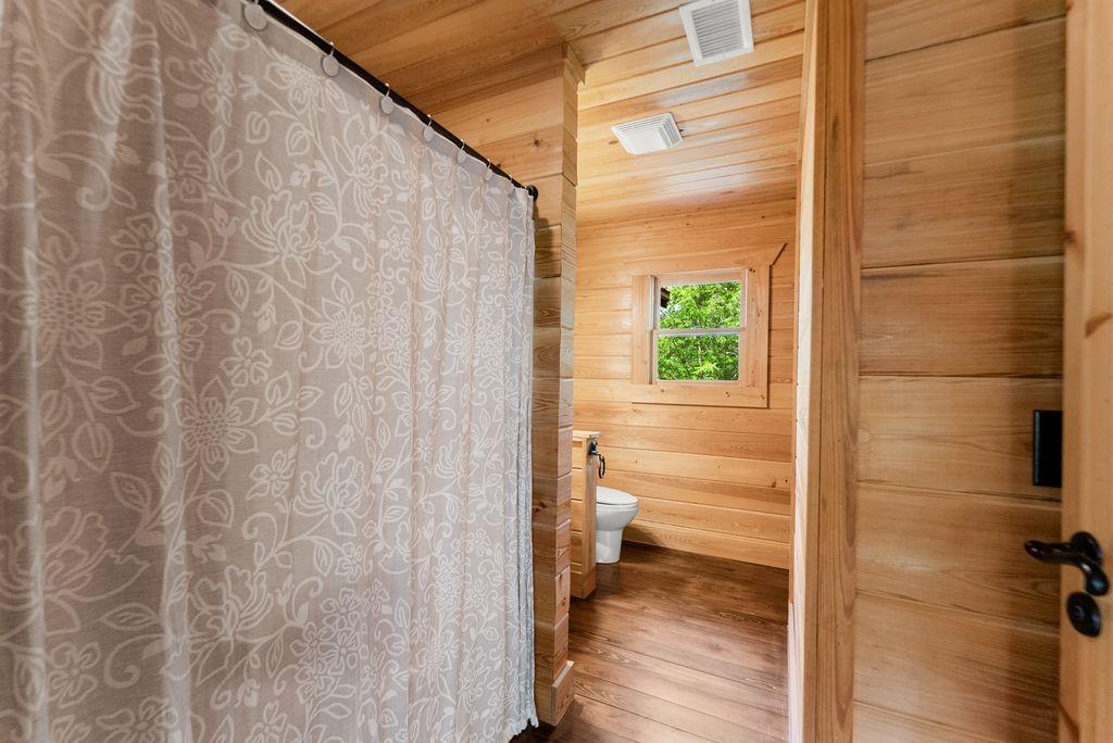 994 Whispering Hill Drive Cherry Log, GA 30522 - Photo 50 of 74 a bathroom with a window and a shower