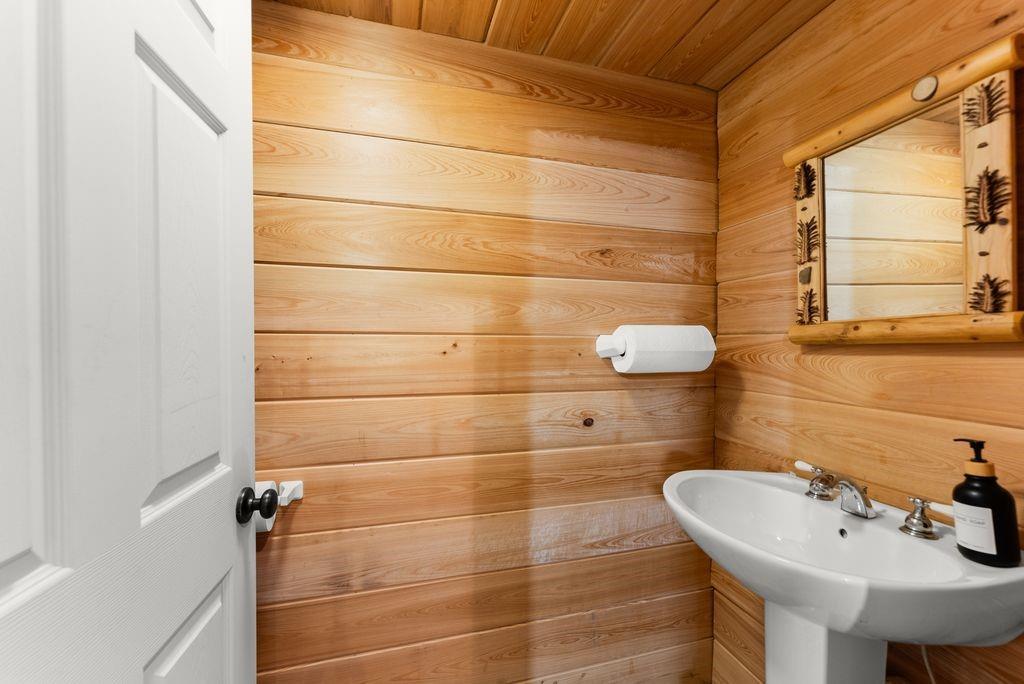994 Whispering Hill Drive Cherry Log, GA 30522 - Photo 56 of 74 a bathroom with a sink and shower