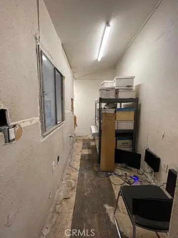 a room with storage and utility