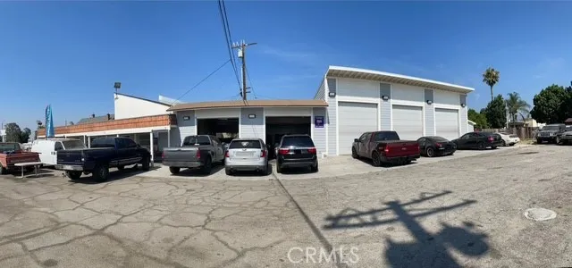 a view of a car garage