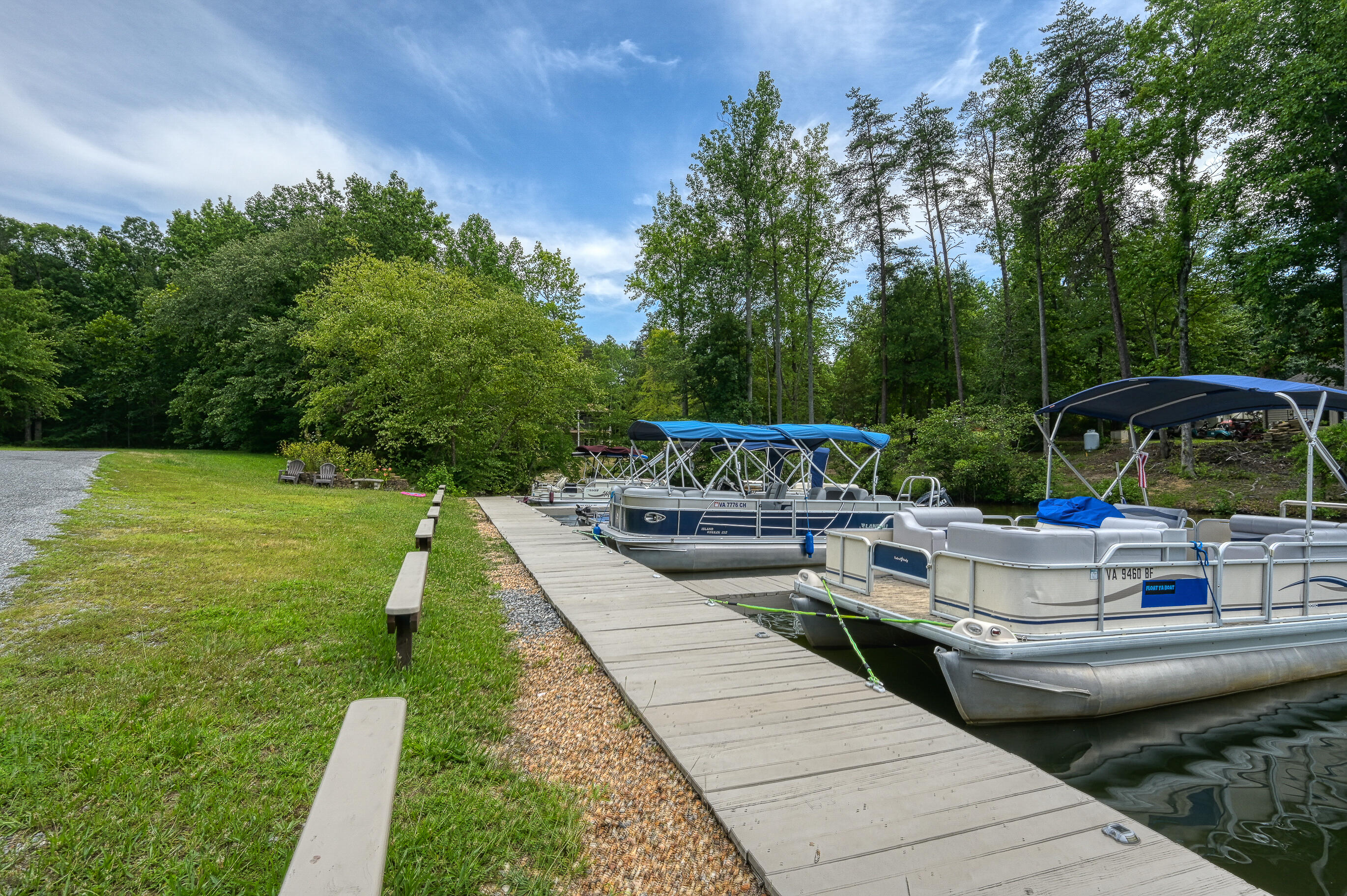 206 Oak Road Bumpass, VA 23024 - Photo 29 of 38 a view of a swimming pool with a patio
