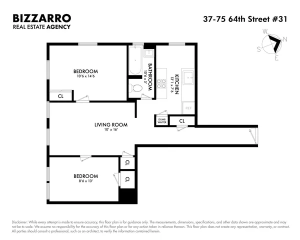 $450,000 | 37-75 64th Street, Unit 31 | Woodside