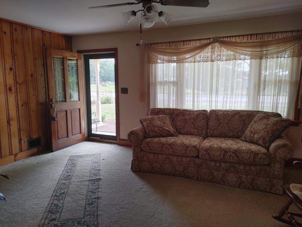 3245 Riner Road Christiansburg, VA 24073 - Photo 12 of 31 a living room with furniture and a large window