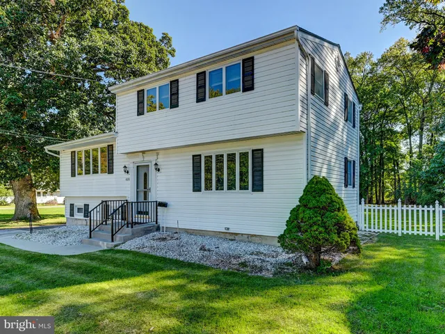 a front view of house with a garden