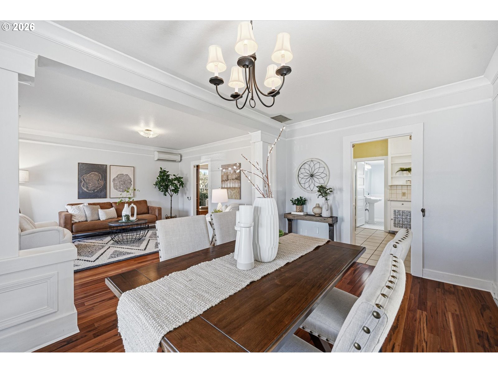 170 Northeast Main Street Estacada, OR 97023 - Photo 11 of 41 a living room with furniture and a wooden floor