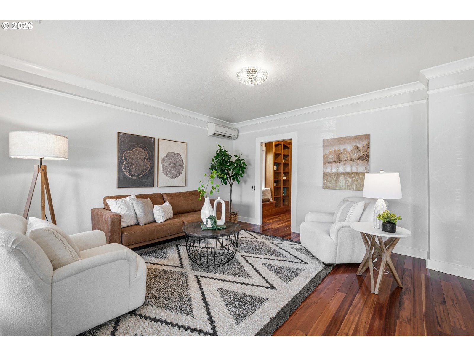 170 Northeast Main Street Estacada, OR 97023 - Photo 4 of 41 a living room with furniture and a wooden floor