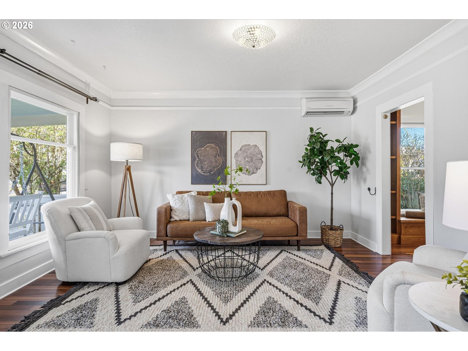 170 Northeast Main Street Estacada, OR 97023 - Photo 5 of 41 a living room with furniture and a potted plant