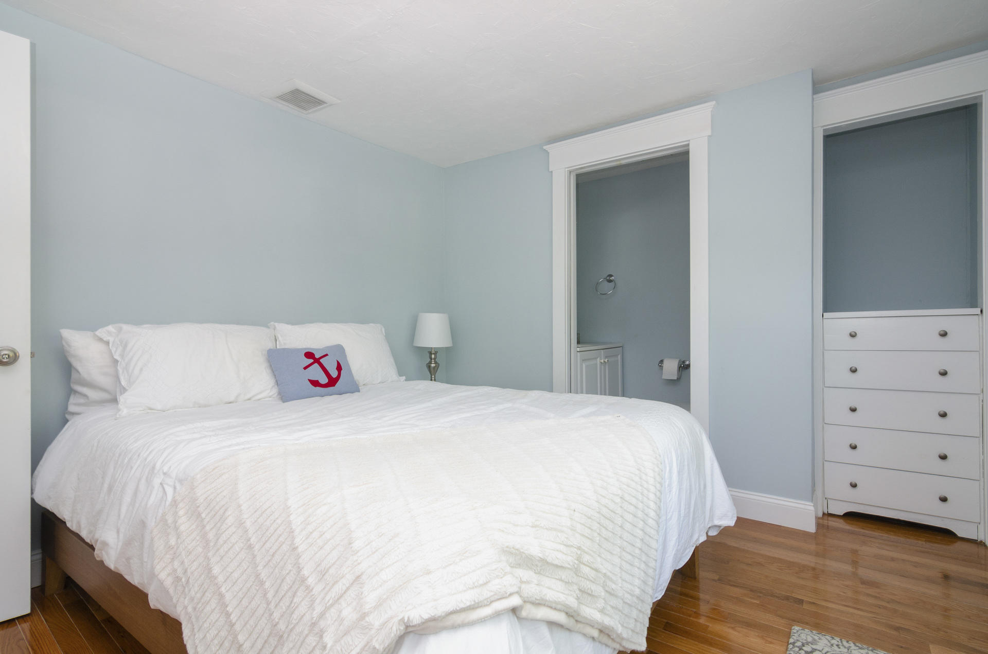 31 Glendon Road Dennis Port, MA 02639 - Photo 13 of 21 a bedroom with a bed and a dresser
