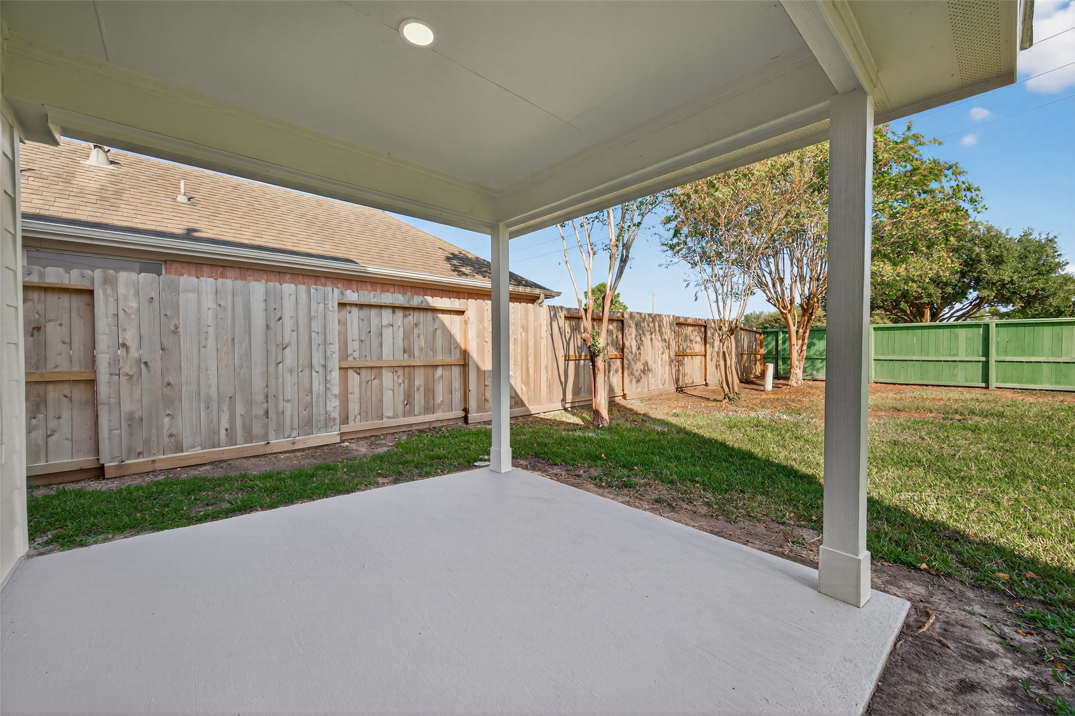 17422 Bending Post Drive Houston, TX 77095 - Photo 46 of 48 a view of a backyard with garden
