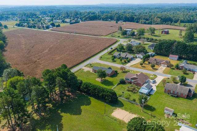 a view of a garden with a lake
