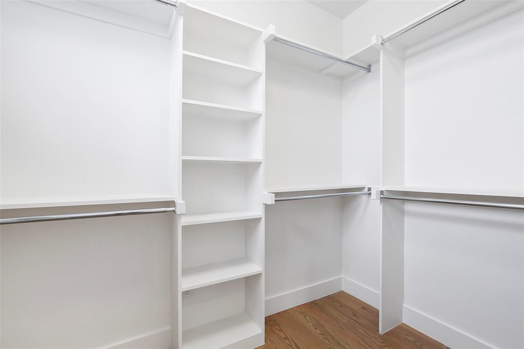 2307 Kirby Street, Unit B Dallas, TX 75204 - Photo 17 of 28 a view of an empty walk in closet