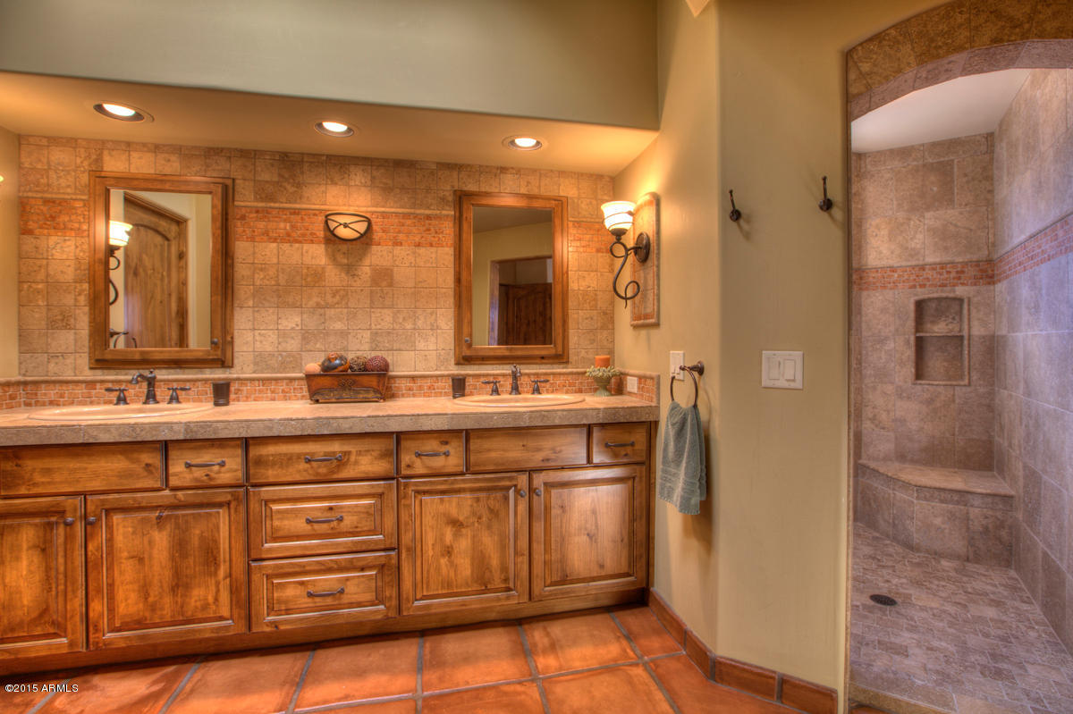 19139 East Alondra Way Rio Verde, AZ 85263 - Photo 20 of 31 Large Walk-in Shower