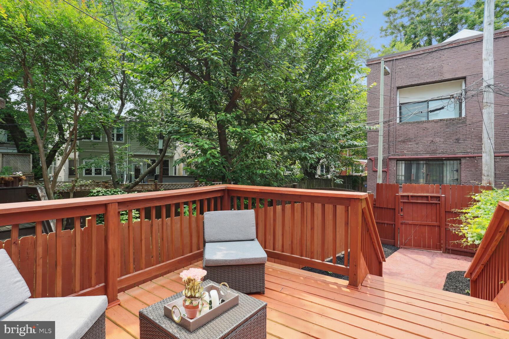 1219 Constitution Avenue Northeast Washington, DC 20002 - Photo 25 of 38 New deck off Kitchen to backyard