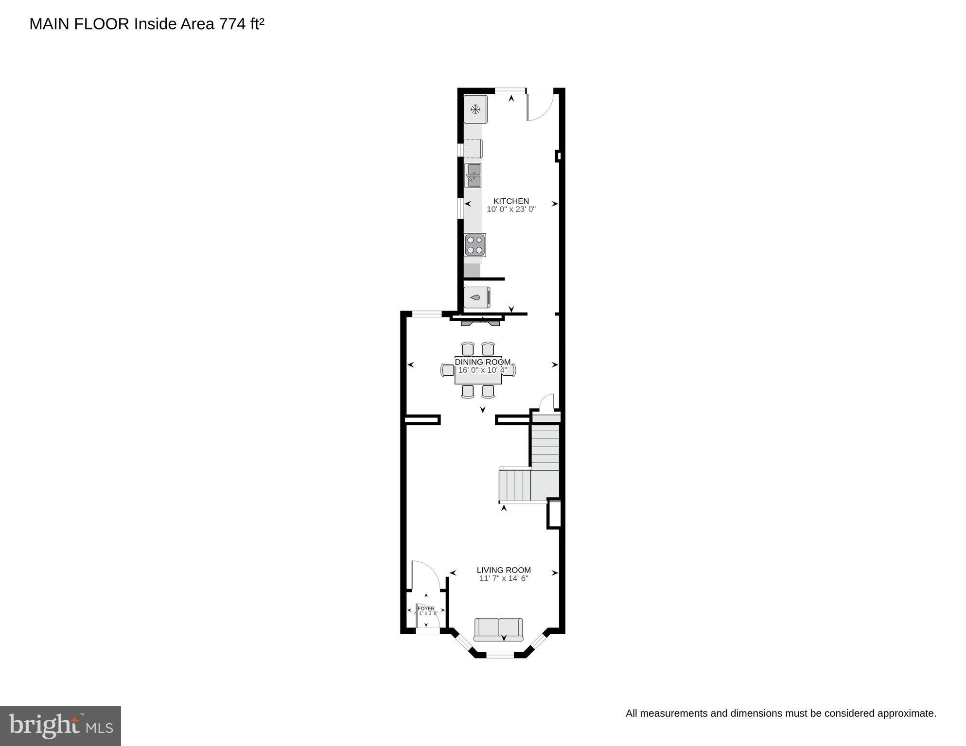 1219 Constitution Avenue Northeast Washington, DC 20002 - Photo 36 of 38 Main Floor Plan