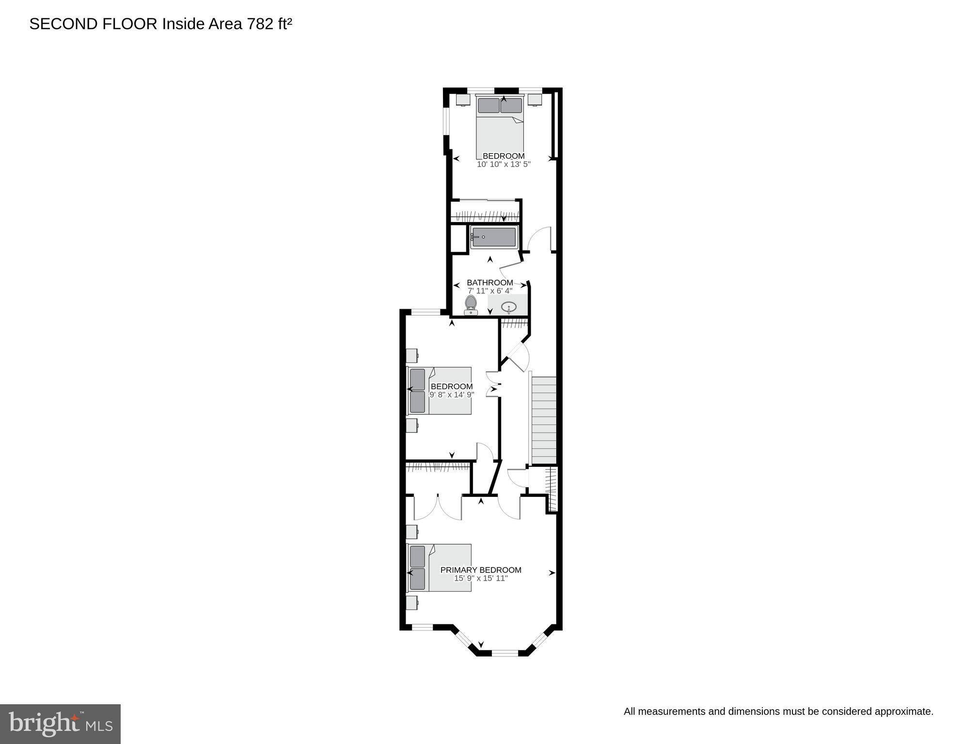1219 Constitution Avenue Northeast Washington, DC 20002 - Photo 37 of 38 Upper level Floor Plan