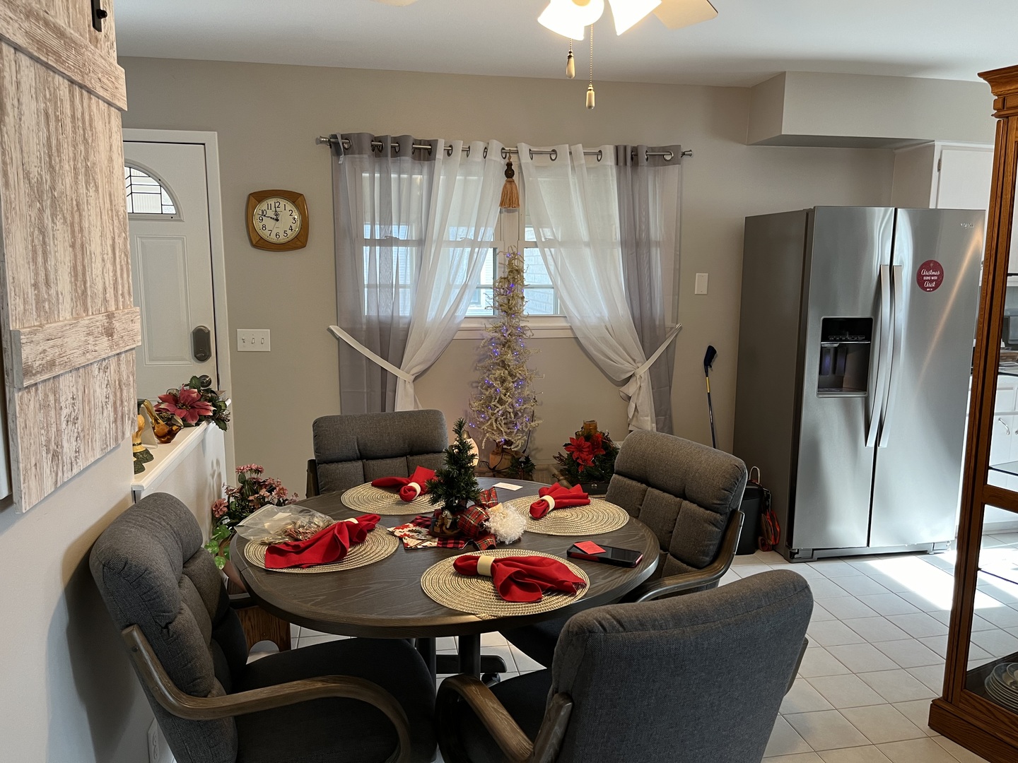 213 School Avenue Rochelle, IL 61068 - Photo 5 of 26 a view of a dining room with furniture and window
