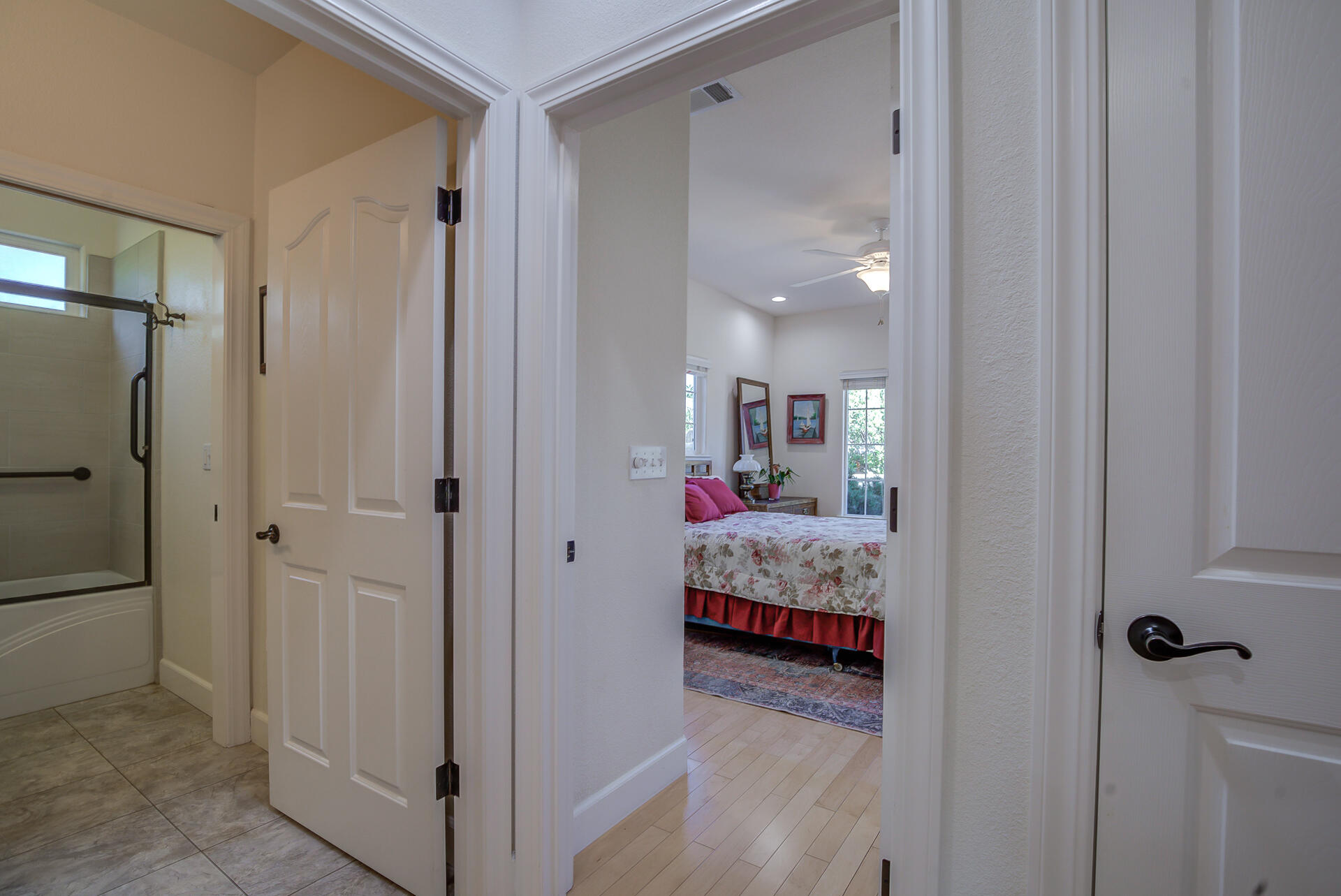 2000 Princeton Way Redding, CA 96003 - Photo 35 of 60 a view of a bedroom from a hallway