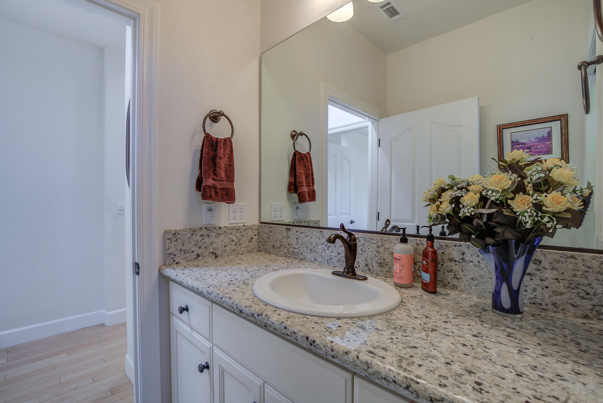 2000 Princeton Way Redding, CA 96003 - Photo 43 of 60 a bathroom with a sink and a mirror