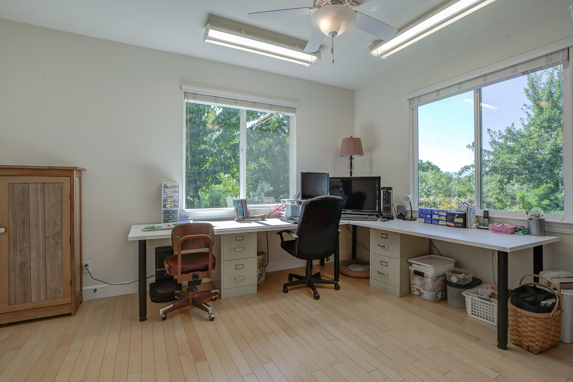 2000 Princeton Way Redding, CA 96003 - Photo 44 of 60 a view of a workspace with furniture and a window