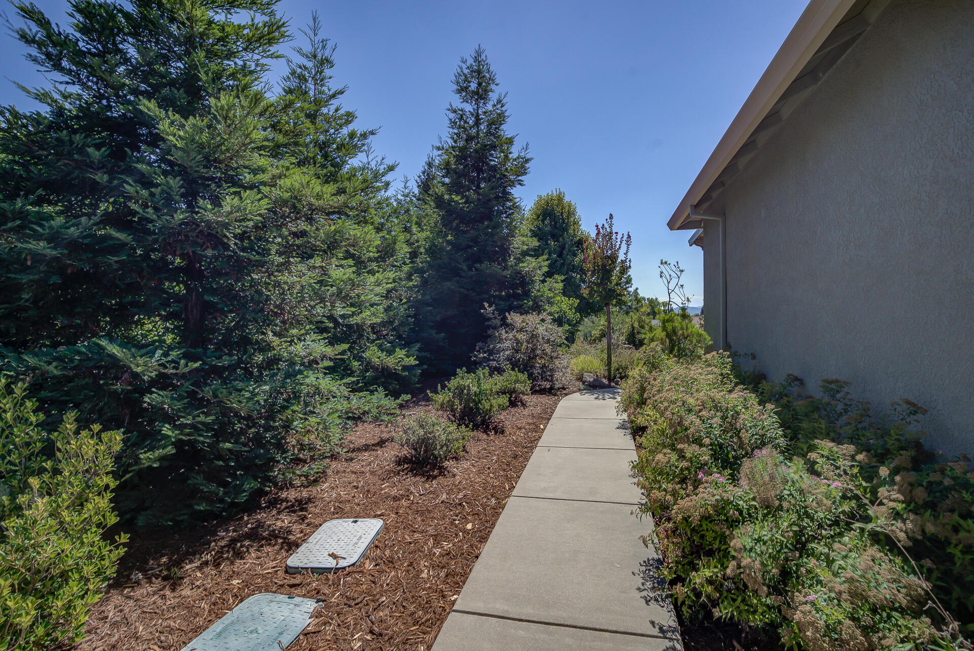 2000 Princeton Way Redding, CA 96003 - Photo 51 of 60 a view of a pathway both side of yard
