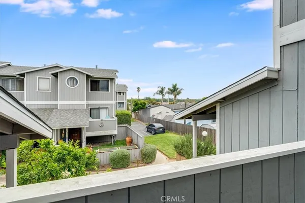 a house view with a garden space