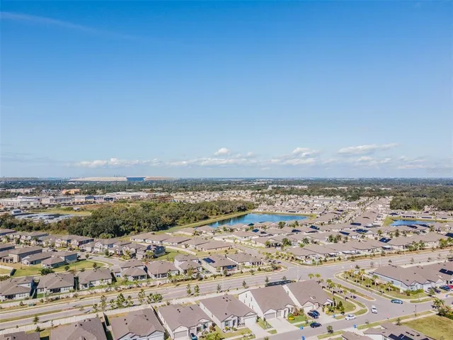 a view of city and ocean