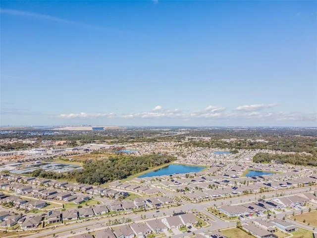 a view of city and ocean