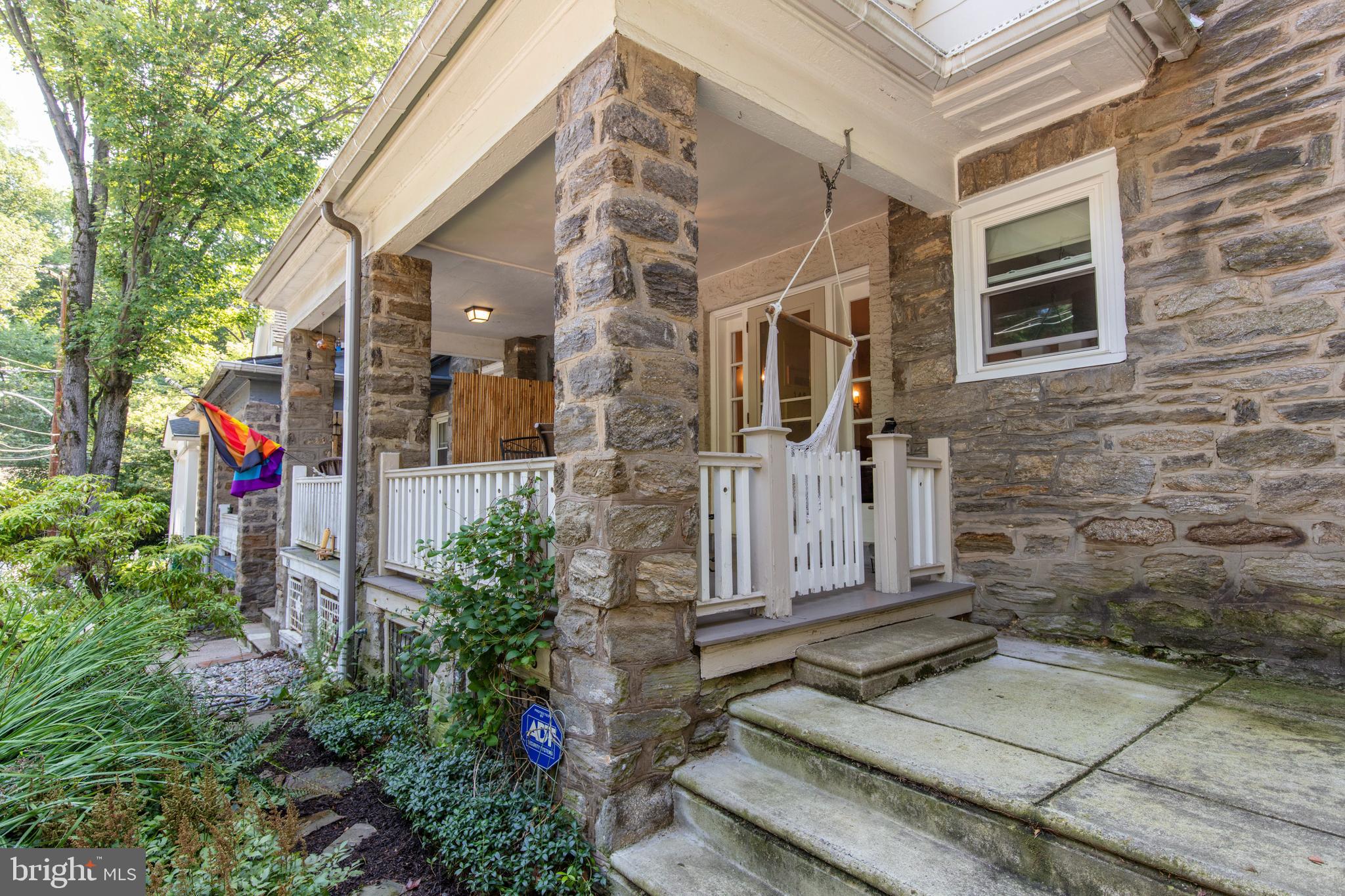 Covered front porch