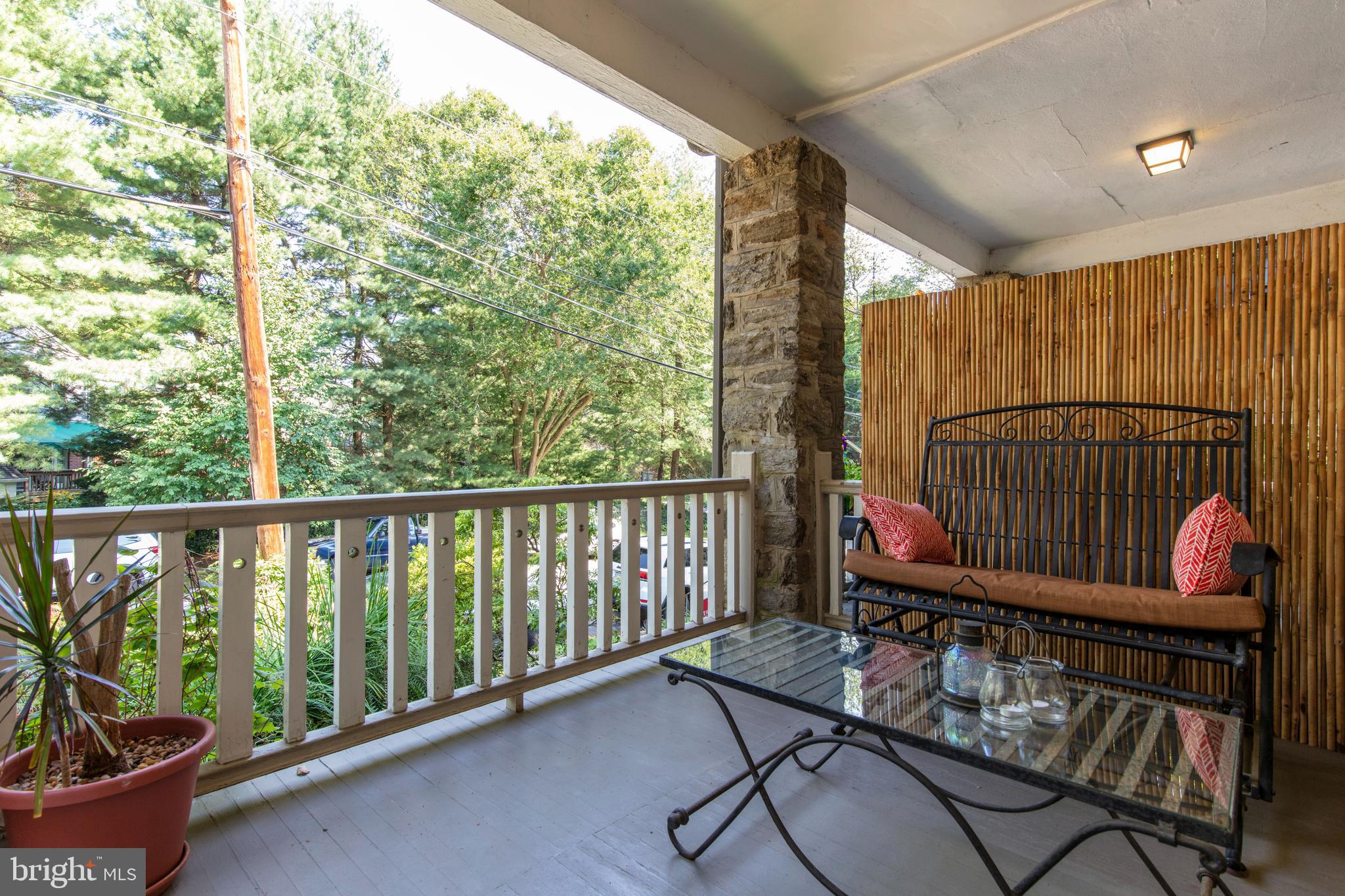 Covered front porch
