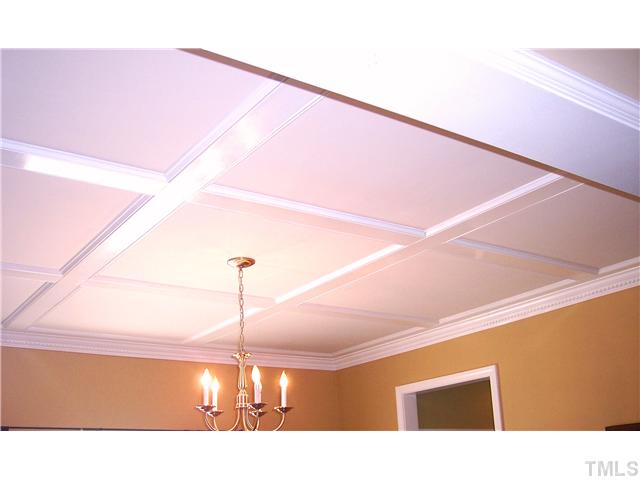 108 Riley Oaks Lane Apex, NC 27539 - Photo 12 of 22 A sneak preview of the beautiful attention to detail - The Coffered Ceiling...