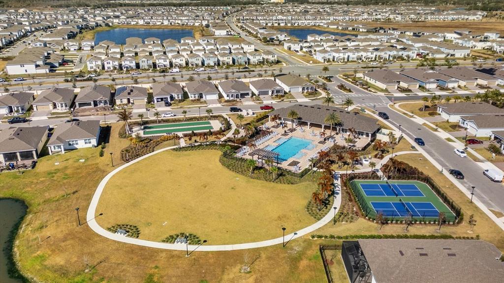 1911 Spring Shower Circle Kissimmee, FL 34744 - Photo 42 of 52 an aerial view of residential houses with outdoor space