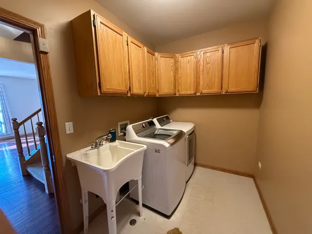 a room with storage and utility