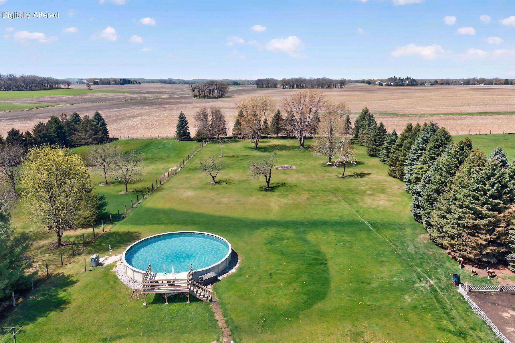 3522 North Britton Road Norway, WI 53182 - Photo 24 of 38 Aerial of Property