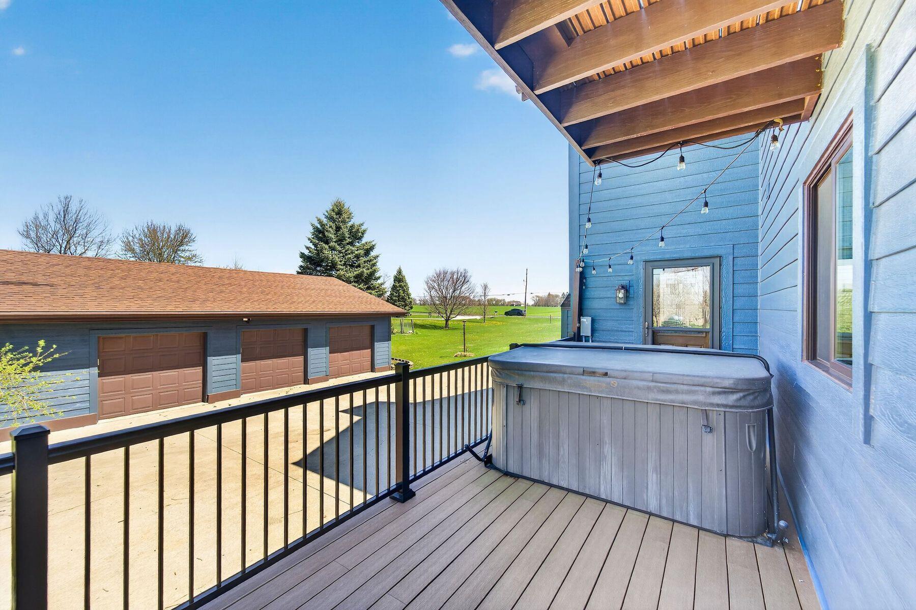 3522 North Britton Road Norway, WI 53182 - Photo 27 of 38 Hot Tub Included