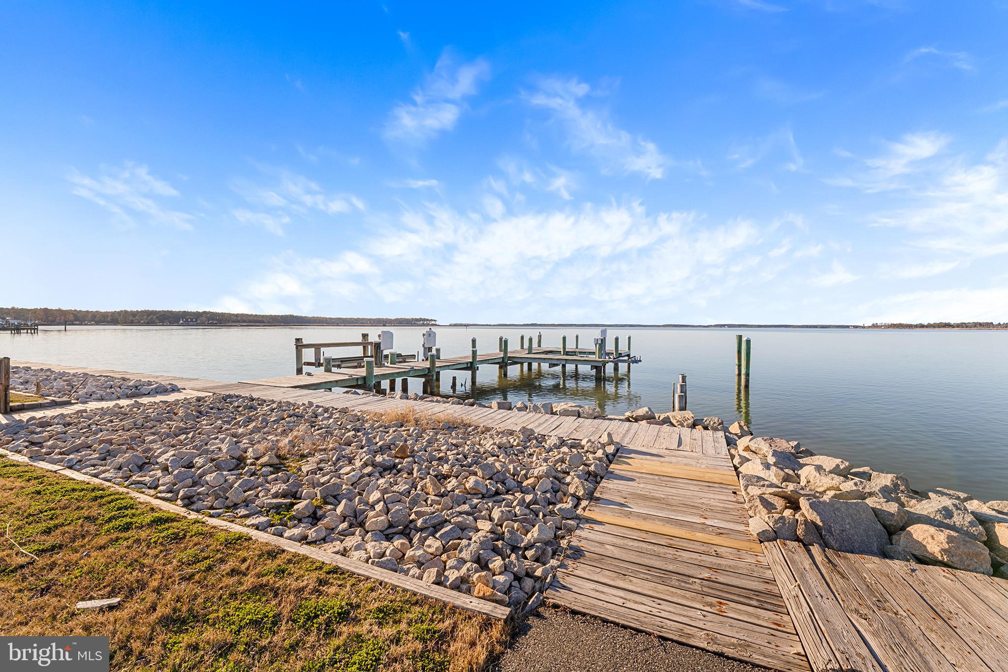 1252 Old Madison Road Madison, MD 21648 - Photo 56 of 90 Private dock with lift and protected shoreline