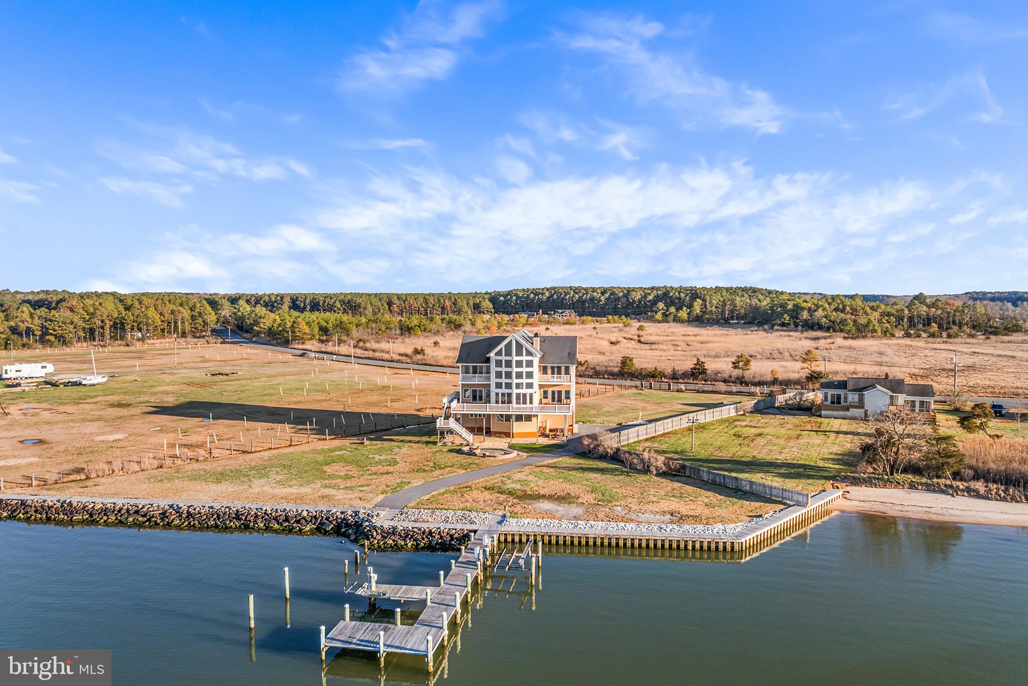 1252 Old Madison Road Madison, MD 21648 - Photo 7 of 90 Pier with lift and protected shoreline
