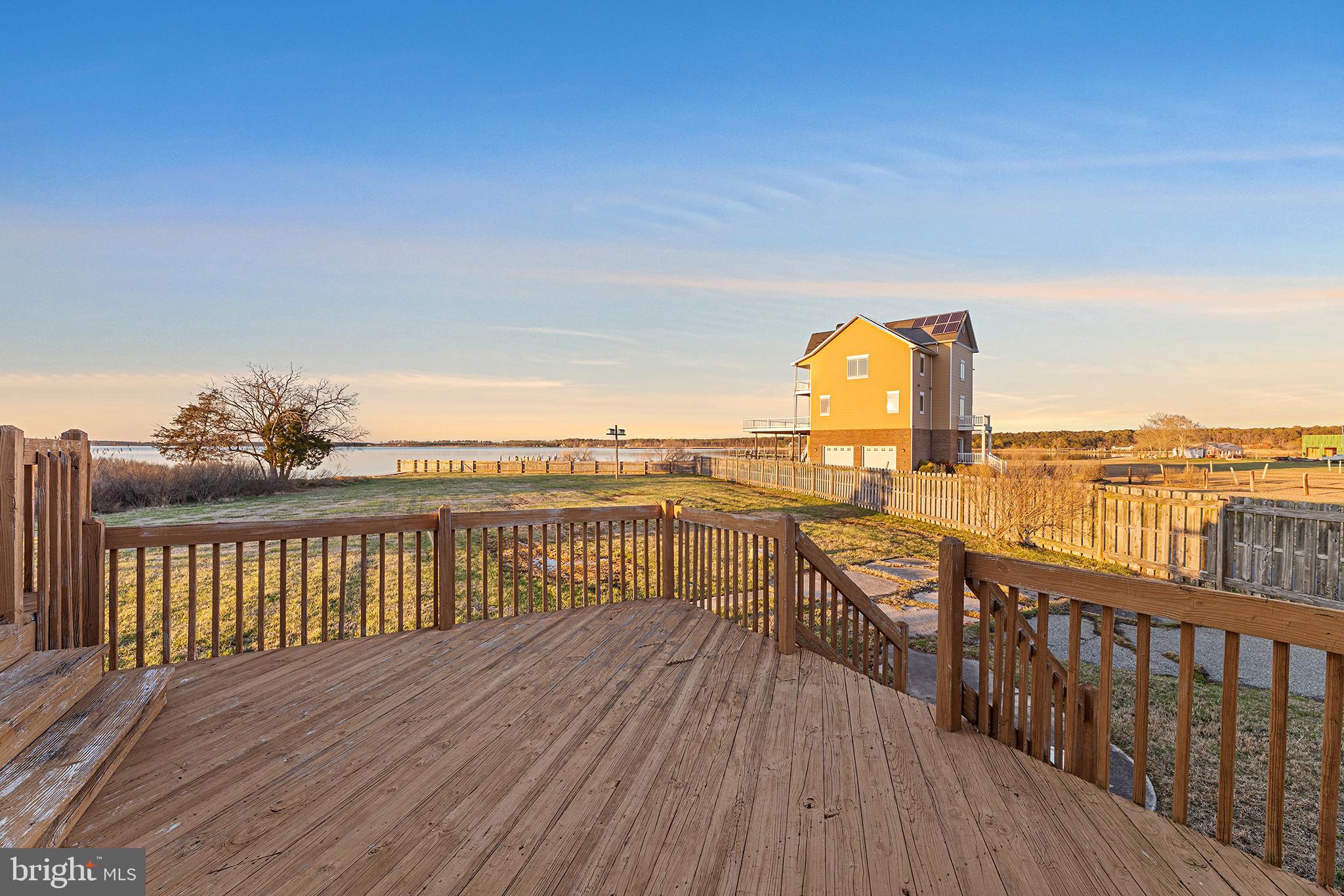 1252 Old Madison Road Madison, MD 21648 - Photo 78 of 90 Deck access with beautiful water views