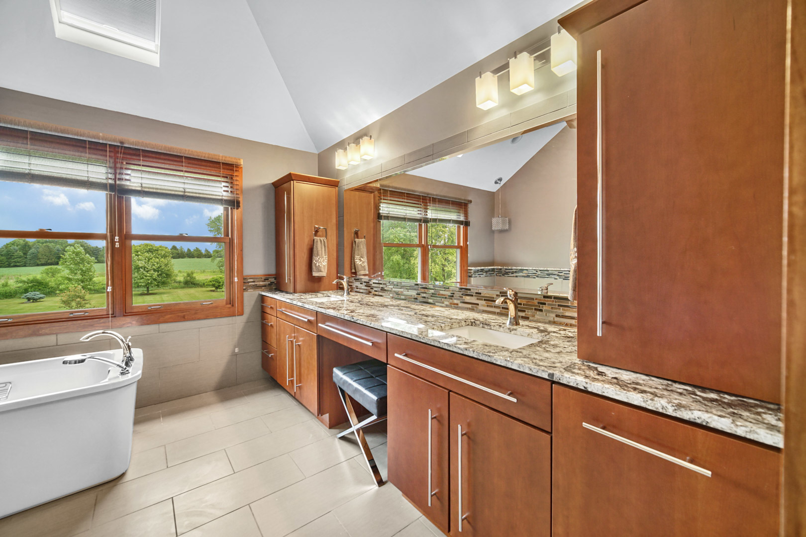 6 Red Hawk Drive Oswego, IL 60543 - Photo 20 of 41 a large bathroom with a large window