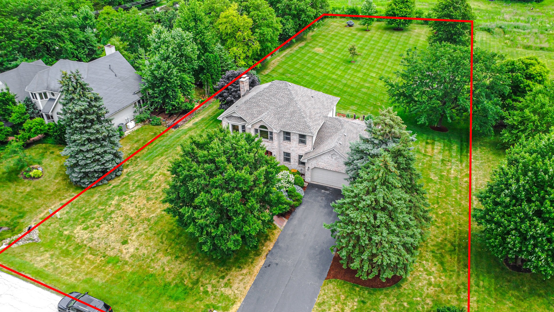 6 Red Hawk Drive Oswego, IL 60543 - Photo 38 of 41 an aerial view of a house