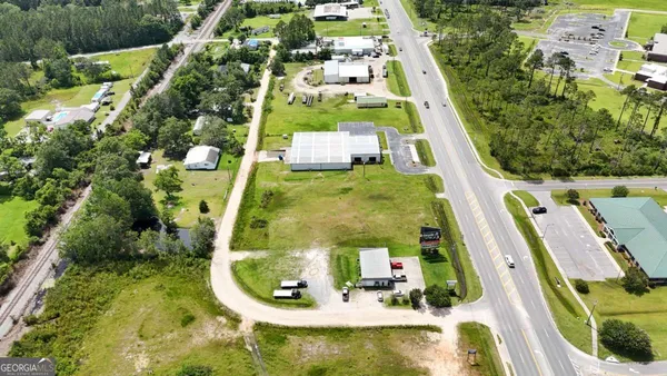 a view of a entryway door of the building