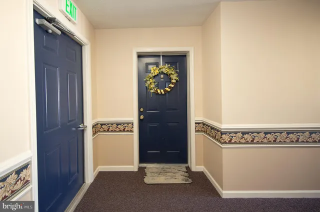 a view of front door