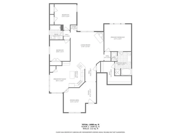 a picture of a floor plan