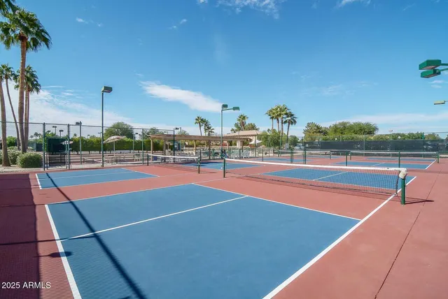 a view of a tennis court