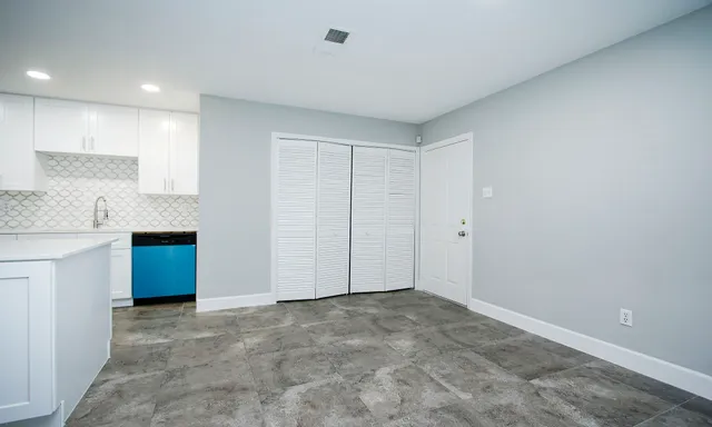 a view of a walk in closet