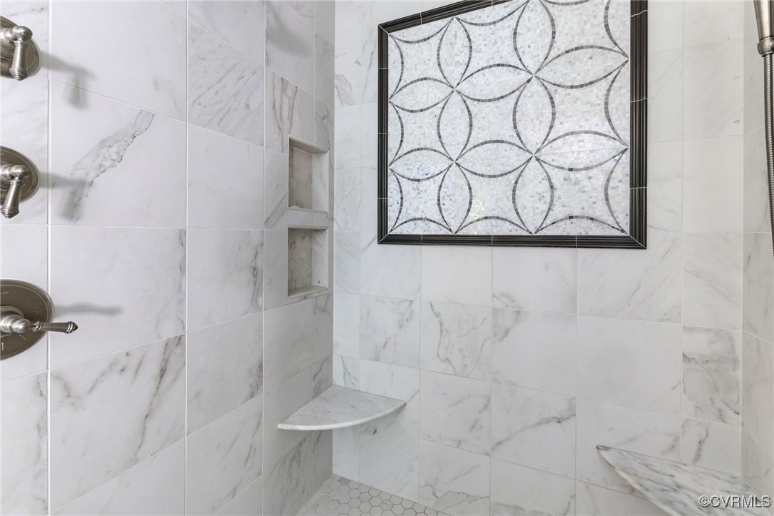3831 Reeds Landing Circle Midlothian, VA 23113 - Photo 34 of 50 2nd floor primary bath shower