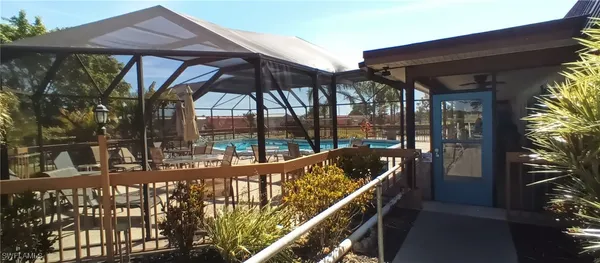 a view of balcony and patio