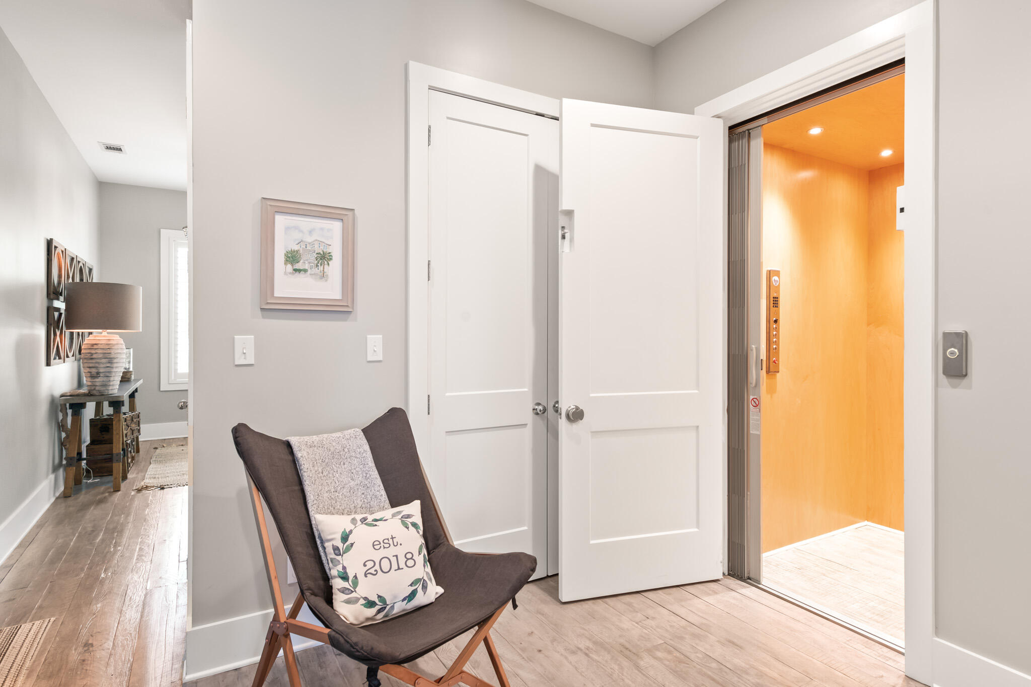 11 Pompano Pl Inlet Beach Inlet Beach, FL 32461 - Photo 50 of 68 a view of a hallway with furniture and a livingroom view