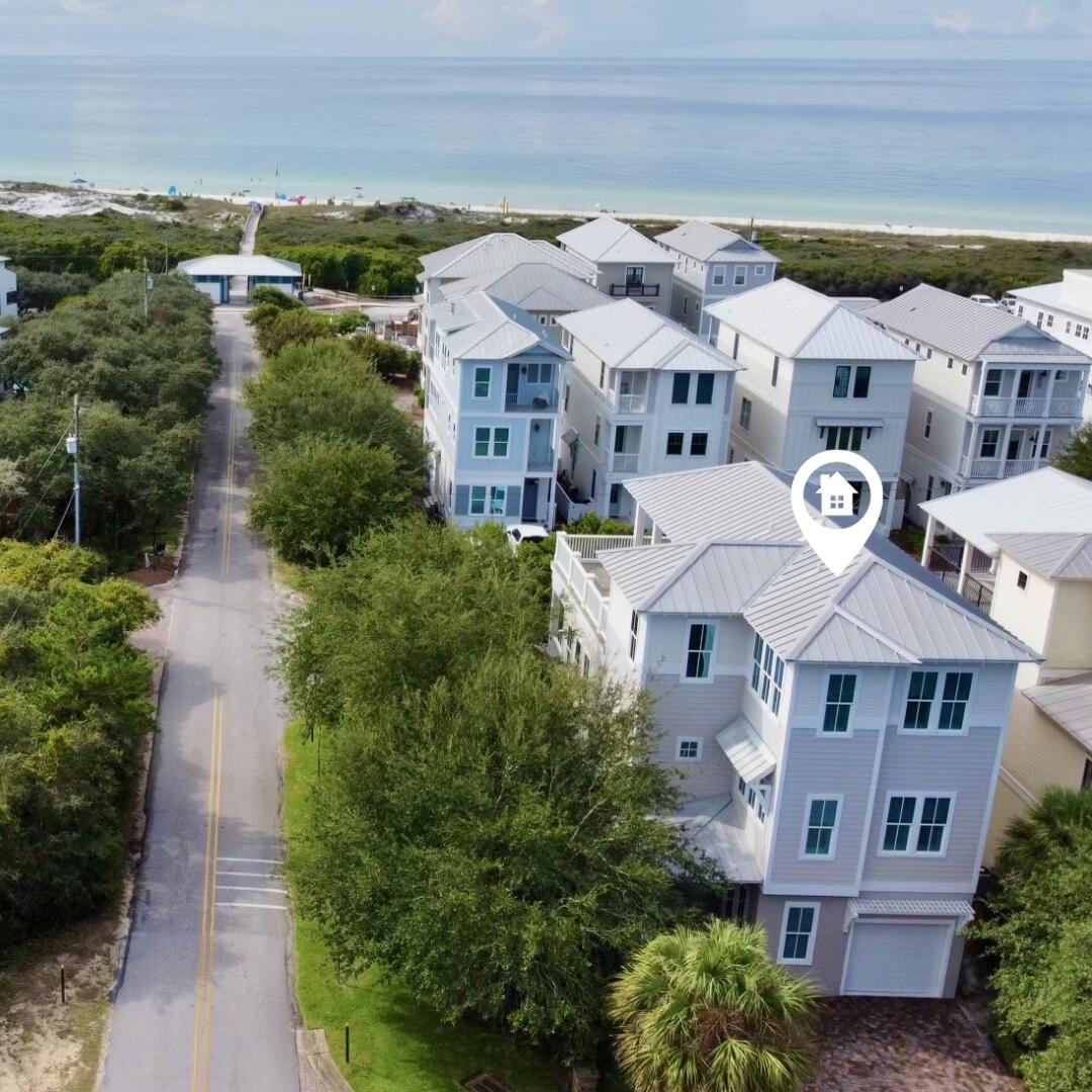 11 Pompano Pl Inlet Beach Inlet Beach, FL 32461 - Photo 5 of 68 an aerial view of residential houses with outdoor space and trees